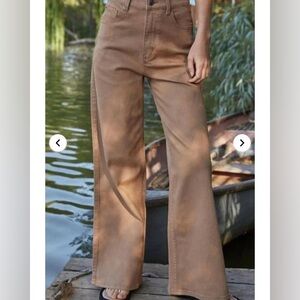By Together Tan Wide Leg Pant